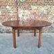 Table et ses 6 chaises vintage en orme, meubles design scandinave