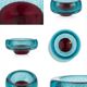 Cendrier vide poche Géode Murano Galliano ferro