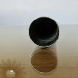 Minimalist "roll" soliflore vase in nickel-plated brass, 1970