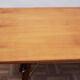 1950s coffee table in cherrywood mit brass