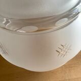 Globe en opaline