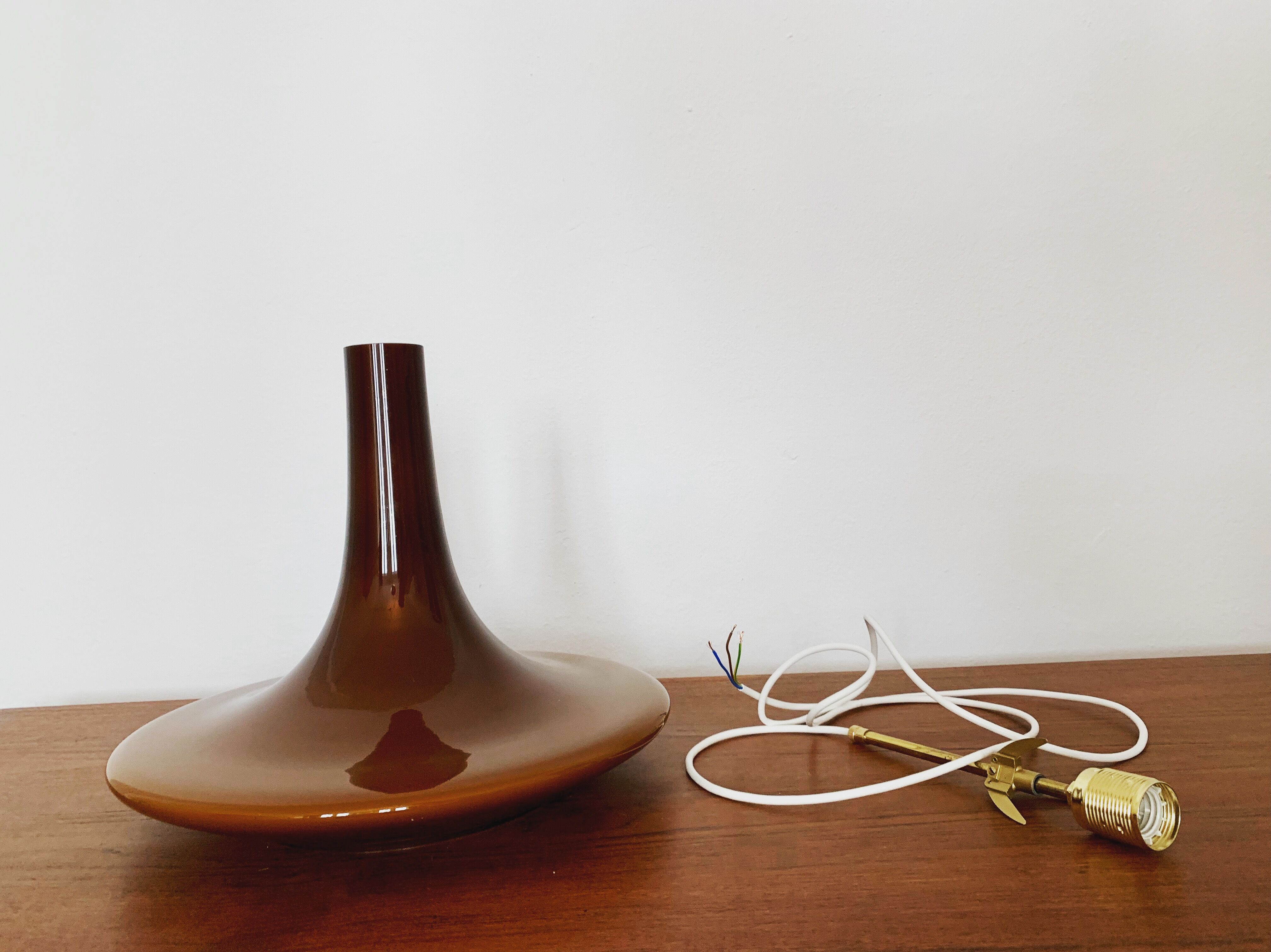 Glass pendant lamp by Peill and Putzler