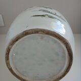 Large ceramic vase Chinese women palace stage, China early 20th 46cm