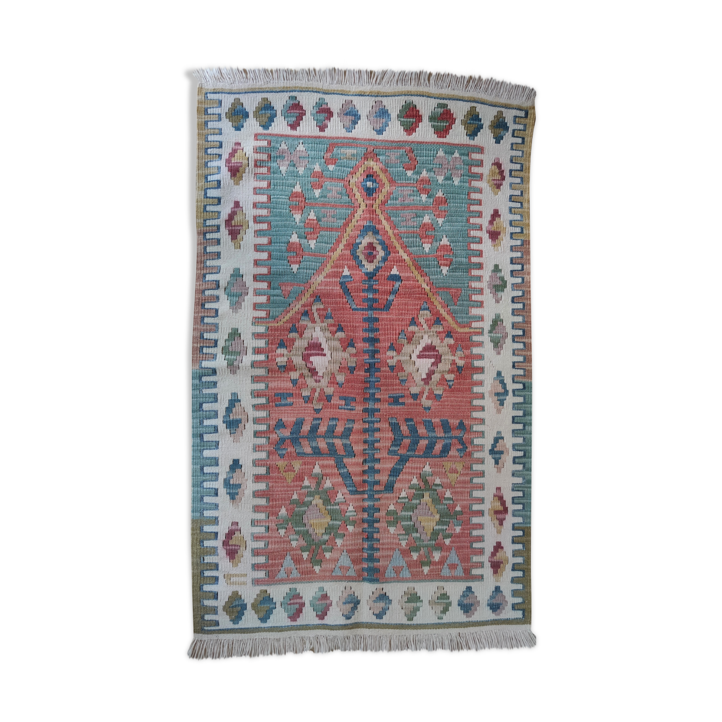Kilim carpet from anatolia 137 x 82 cm