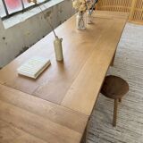 Solid oak farmhouse table 180/270 cm + extensions