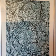 Pollock vintage poster from the 80s.