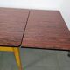 Rare Dining Table Farm Wood and formica Extendable for 10 people year 50 60