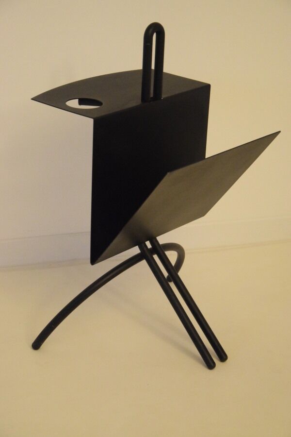 Magazine holders - Sofa end - Side table - Vintage - 80s - Design