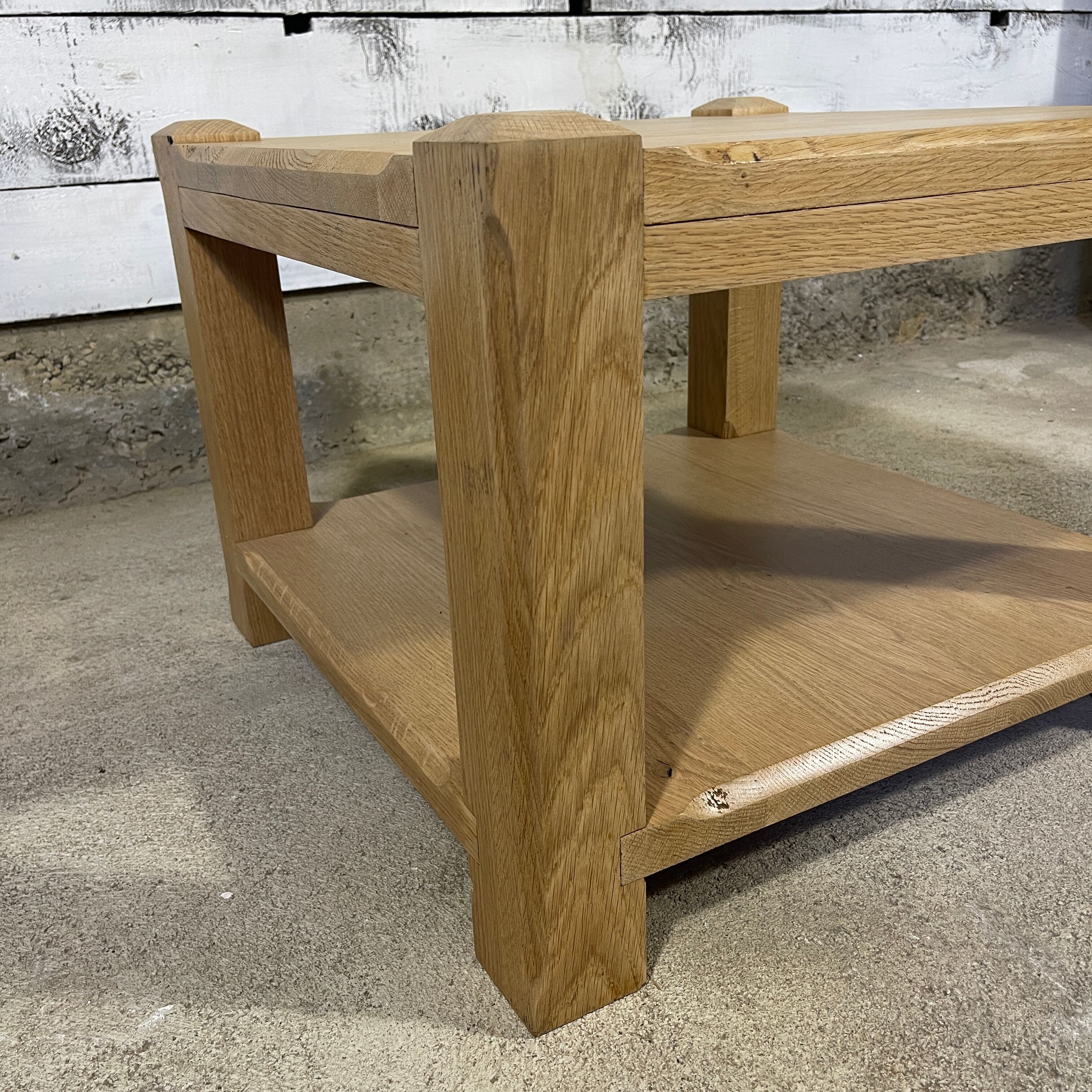 Oak coffee table
