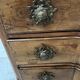 Louis XV commode with three drawers in solid walnut, 18th century