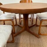 Set of table and 4 sled chairs from Baumann