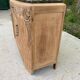 Renovated vintage Parisian art deco sideboard in solid oak and marble 1930