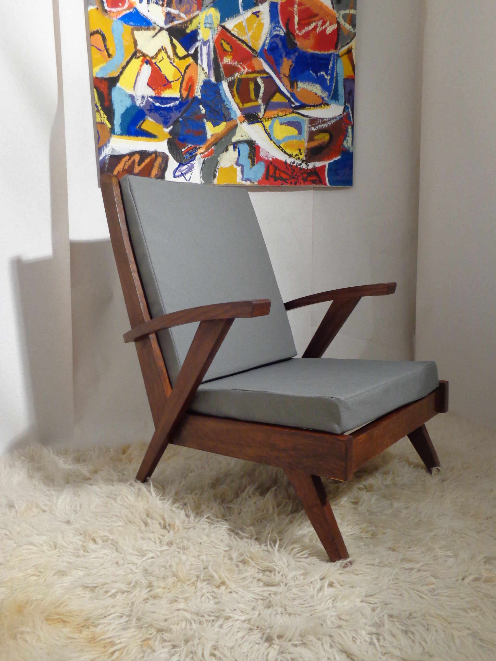 Scandinavian 50s vintage armchair