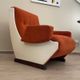 Italian lounge chair from the 1960s - 1970s.