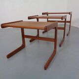 Danish Teak Nesting Tables from Salin Nyborg, 1960s, Set of 3