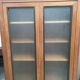 Two-door glass cabinet