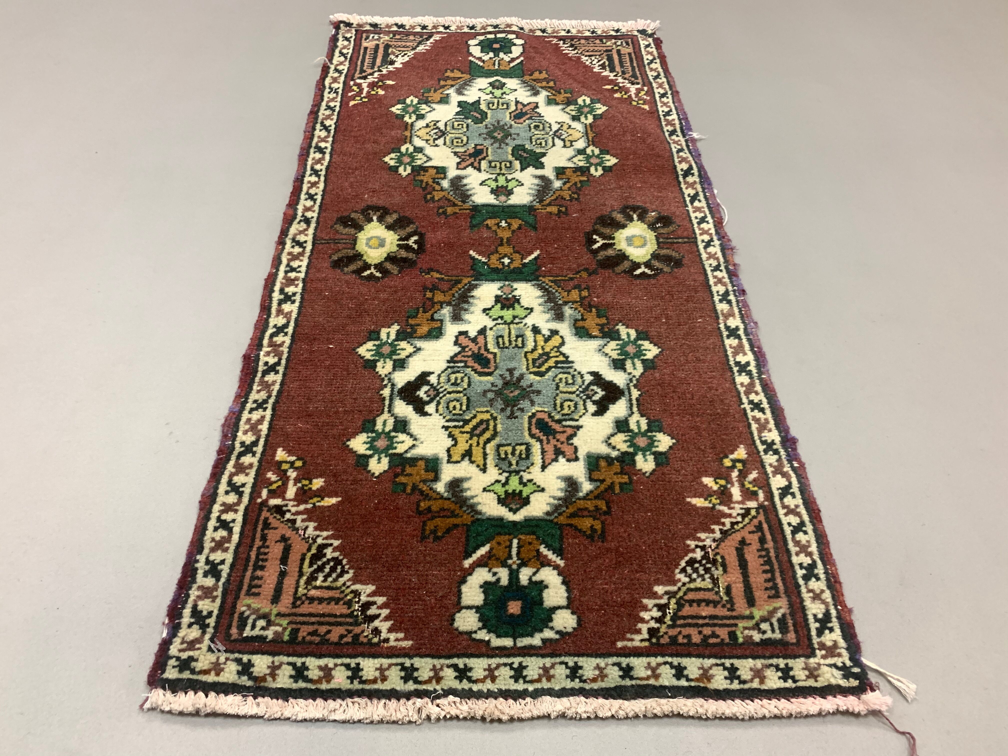 Turkish rug 95x45 cm