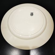 Lot de 6 assiettes plates anciennes liseret argenté