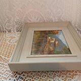 Oil painting of a Provençal landscape