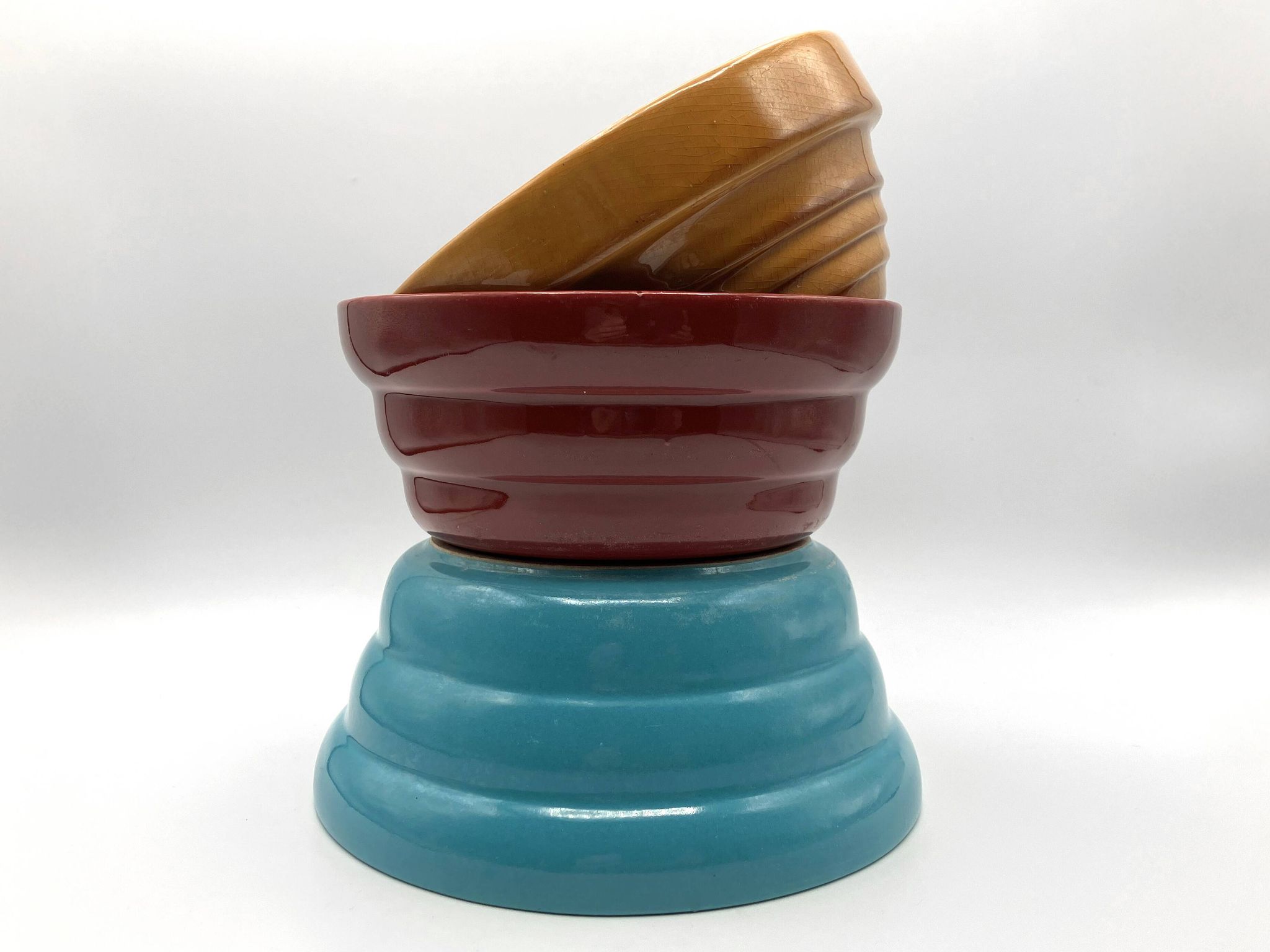 Trio of 1950s ceramic planters