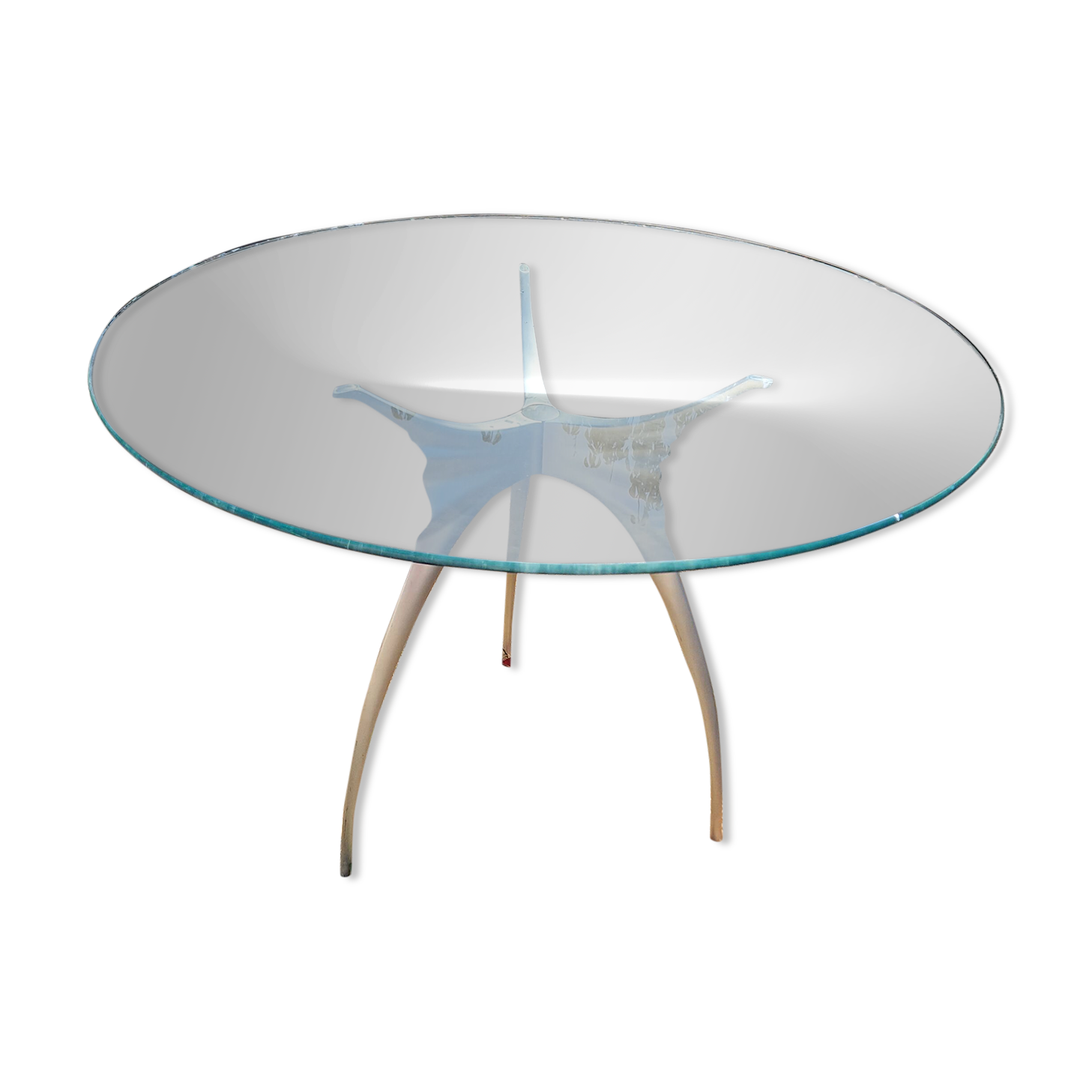 Vintage round table "Errance" - Bernard Dequet