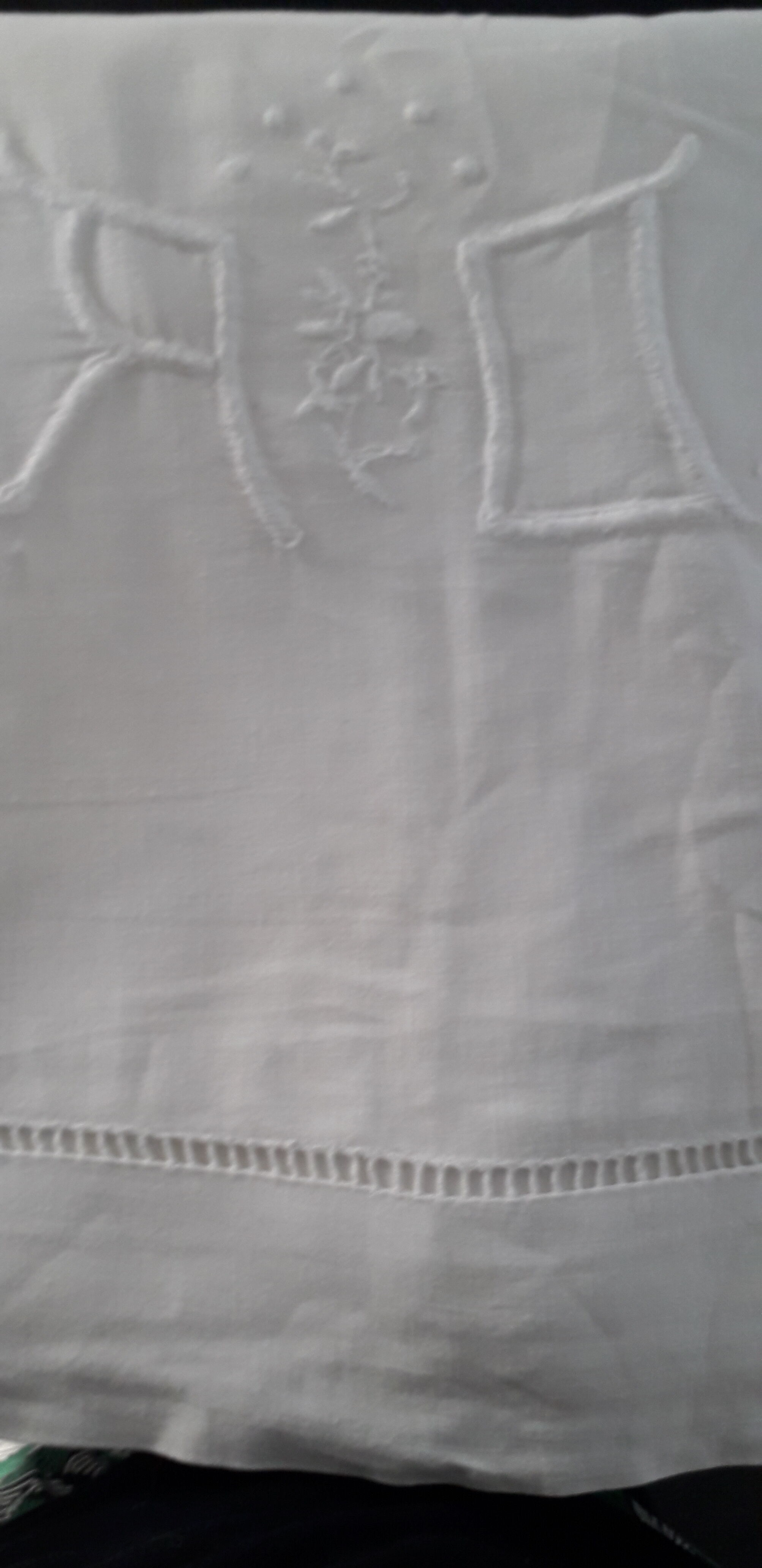 Old embroidered sheets