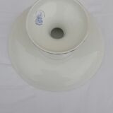 Faience compotier by Saint Amand A. Lebacqz & Bouchard model Persian diam 23.5 cm