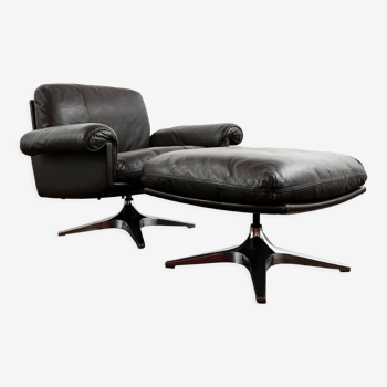 De Sede DS-31 armchair with matching foot rest