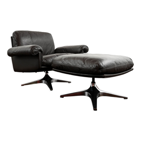 Fauteuil De Sede DS-31 avec repose-pieds assorti — Beyit