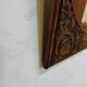 Art Deco mirror with a wooden frame