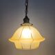 Lampe à main art déco en glaçure d’uranium; symmetrisch gelijnd, Belgique