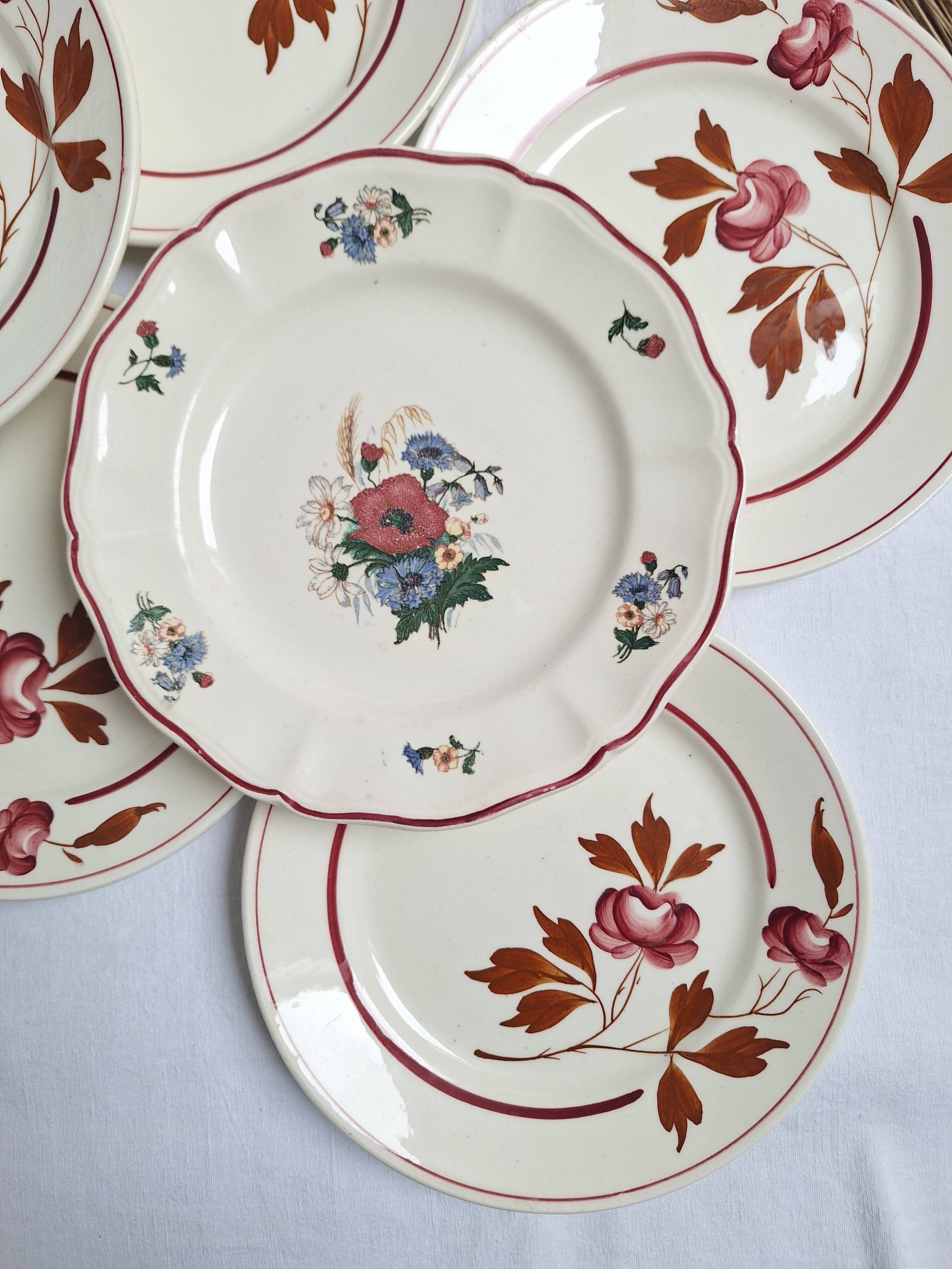 Luneville dessert plates