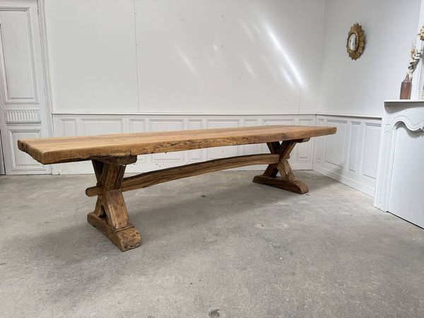Table en chêne type table de monastère