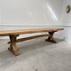 Oak table, monastery-style table.