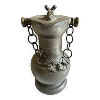 Pewter pitcher