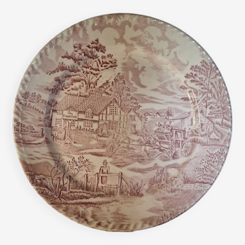 Porcelain plate from lunéville