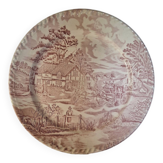 Porcelain plate from lunéville