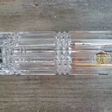 Cast crystal vase