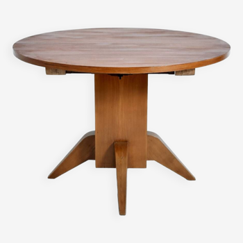 Table à manger ronde, années 1940