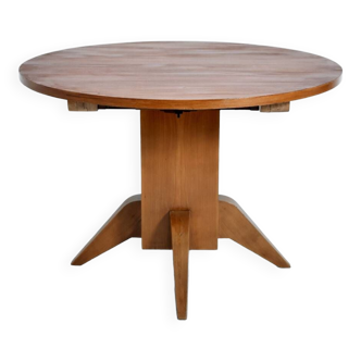 Table à manger ronde, années 1940