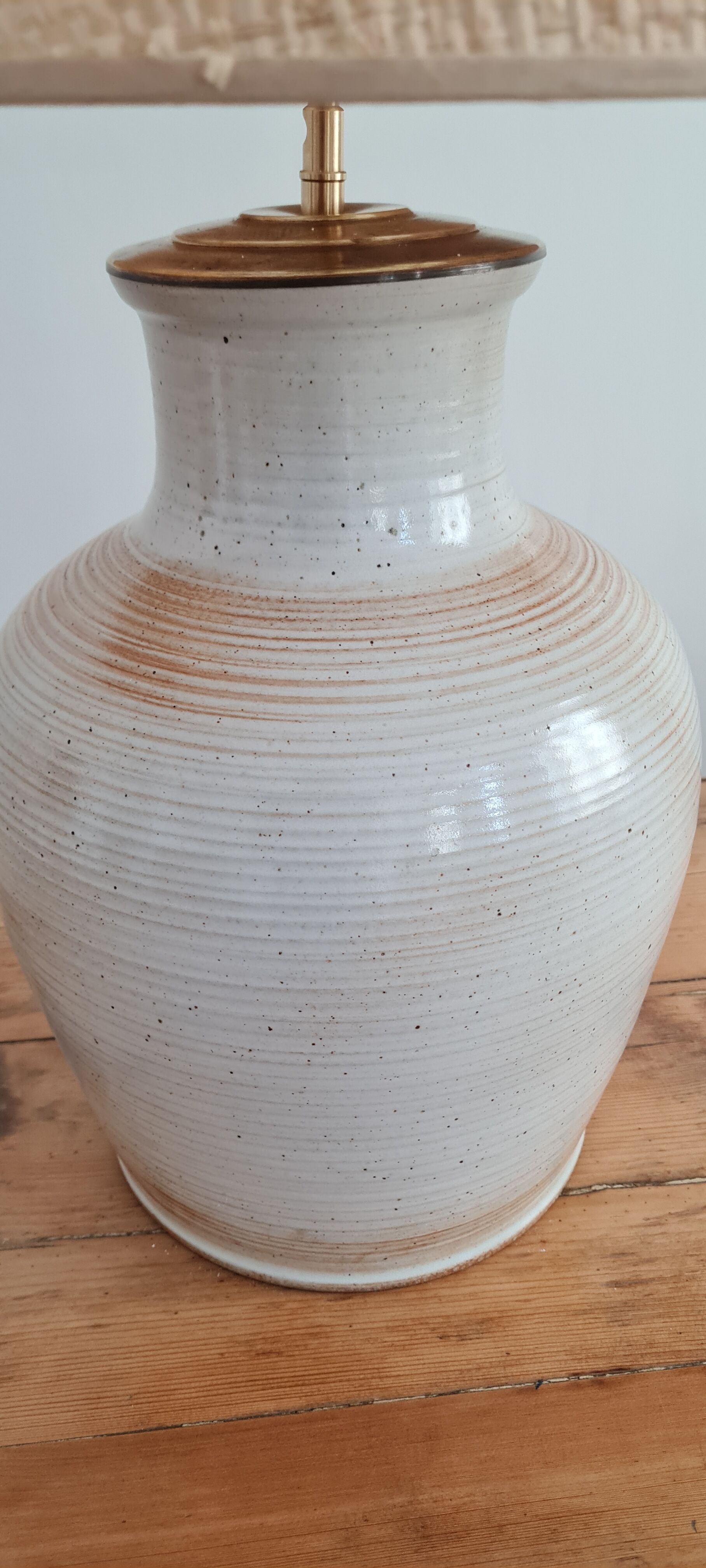 Circa stoneware lamp 50s