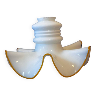 Murano Art Deco opaline light fixture