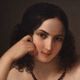 Portrait d'une dame signé N. Schiavoni et daté de 1842