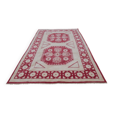 Tapis turc vintage fait main
