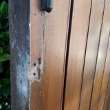 Double entrance door 227x142.2cm oak multi-point lock and its frame