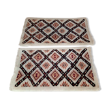 2 anciens tapis Berbères des années 50