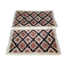 2 ancient Berber carpets from the 1950