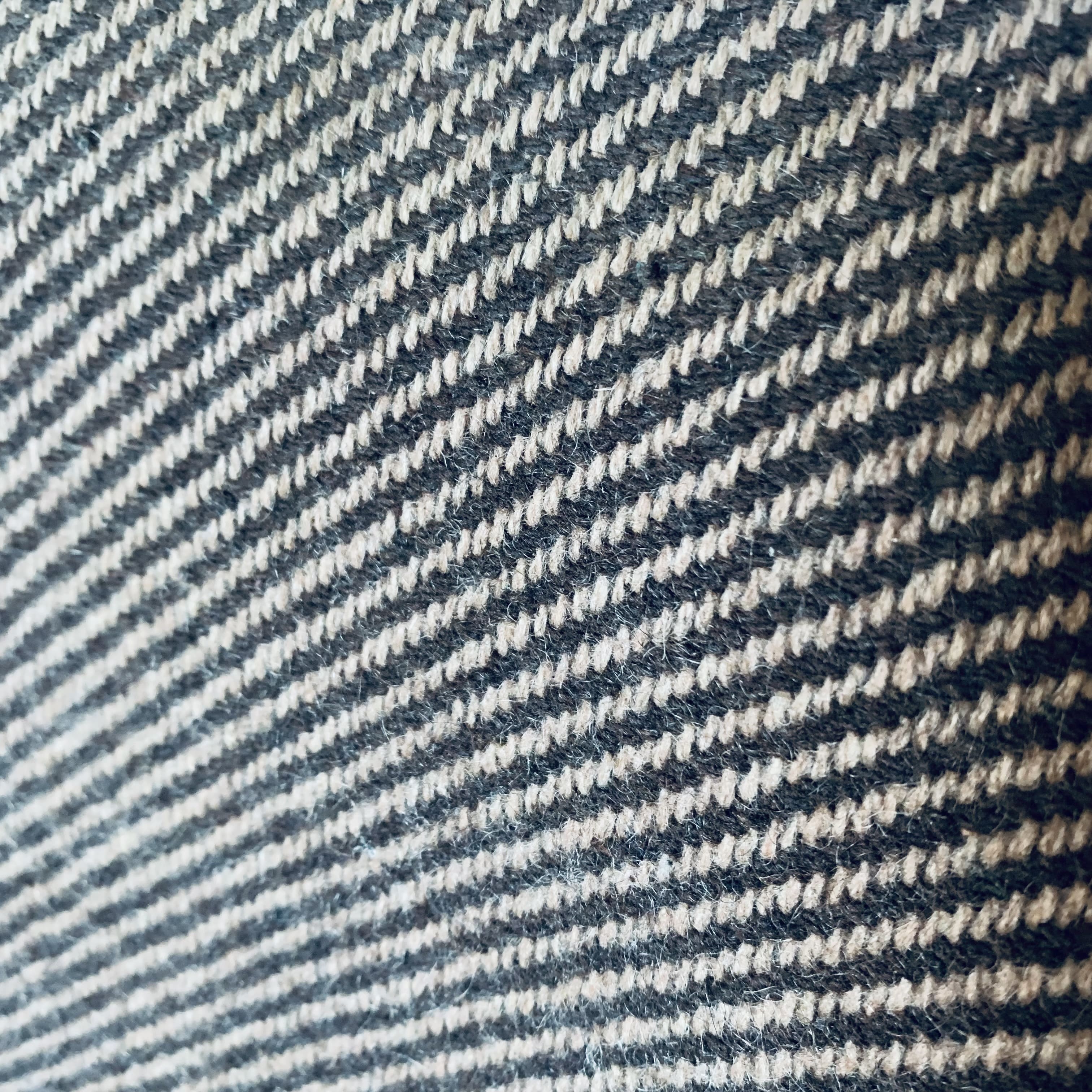 4 fabric and metal chairs