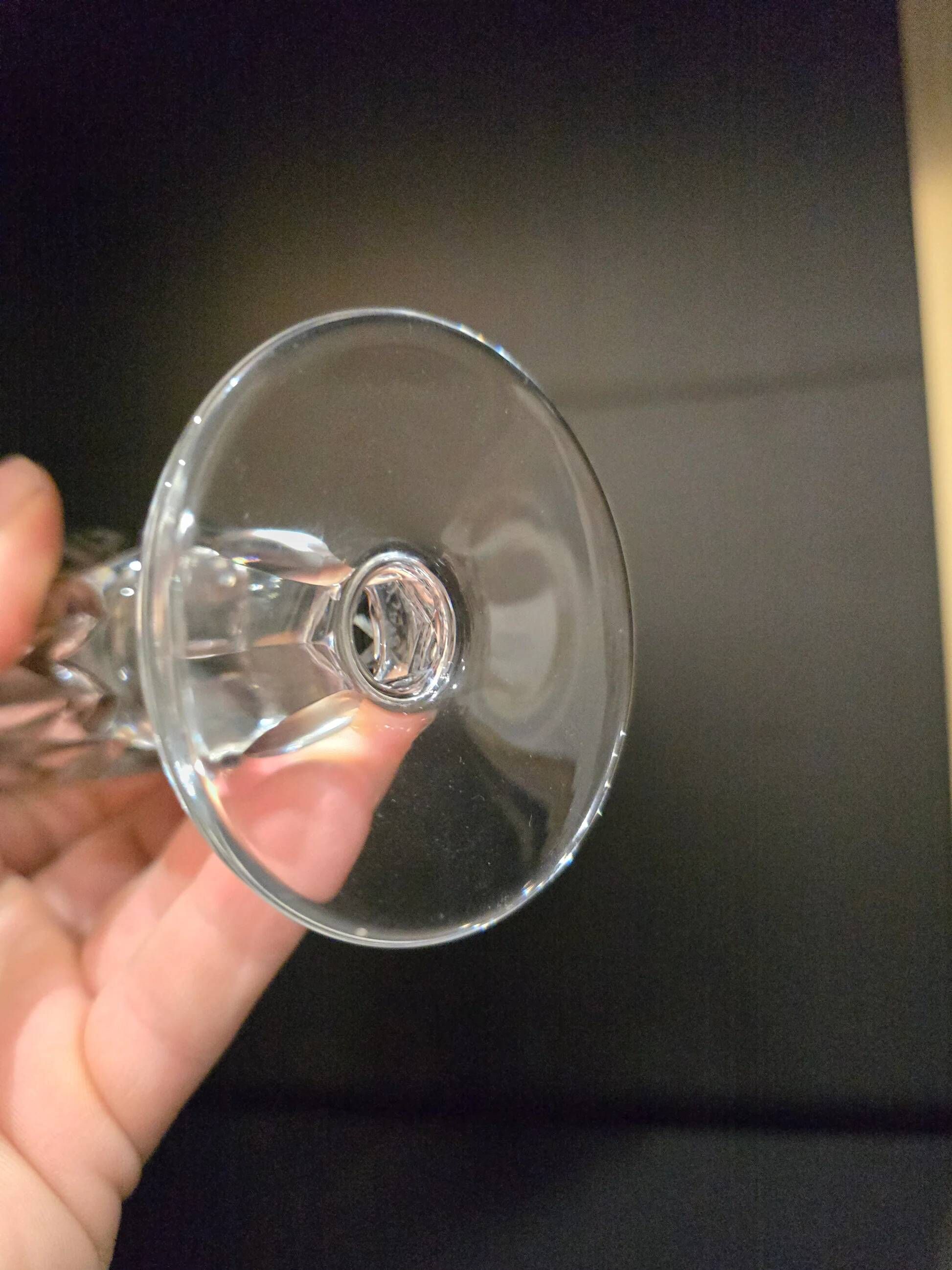 12 Saint-Louis Guernesey model champagne flutes in cut crystal