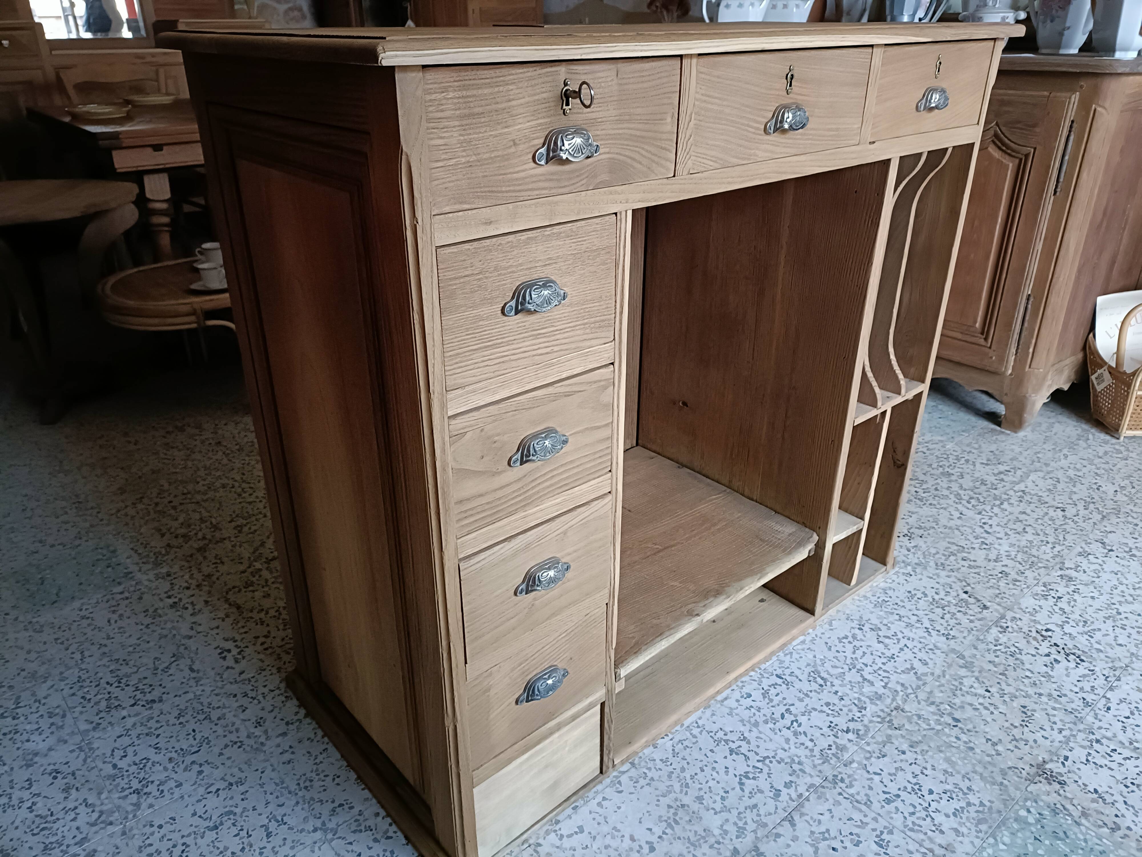 Renovated shop counter